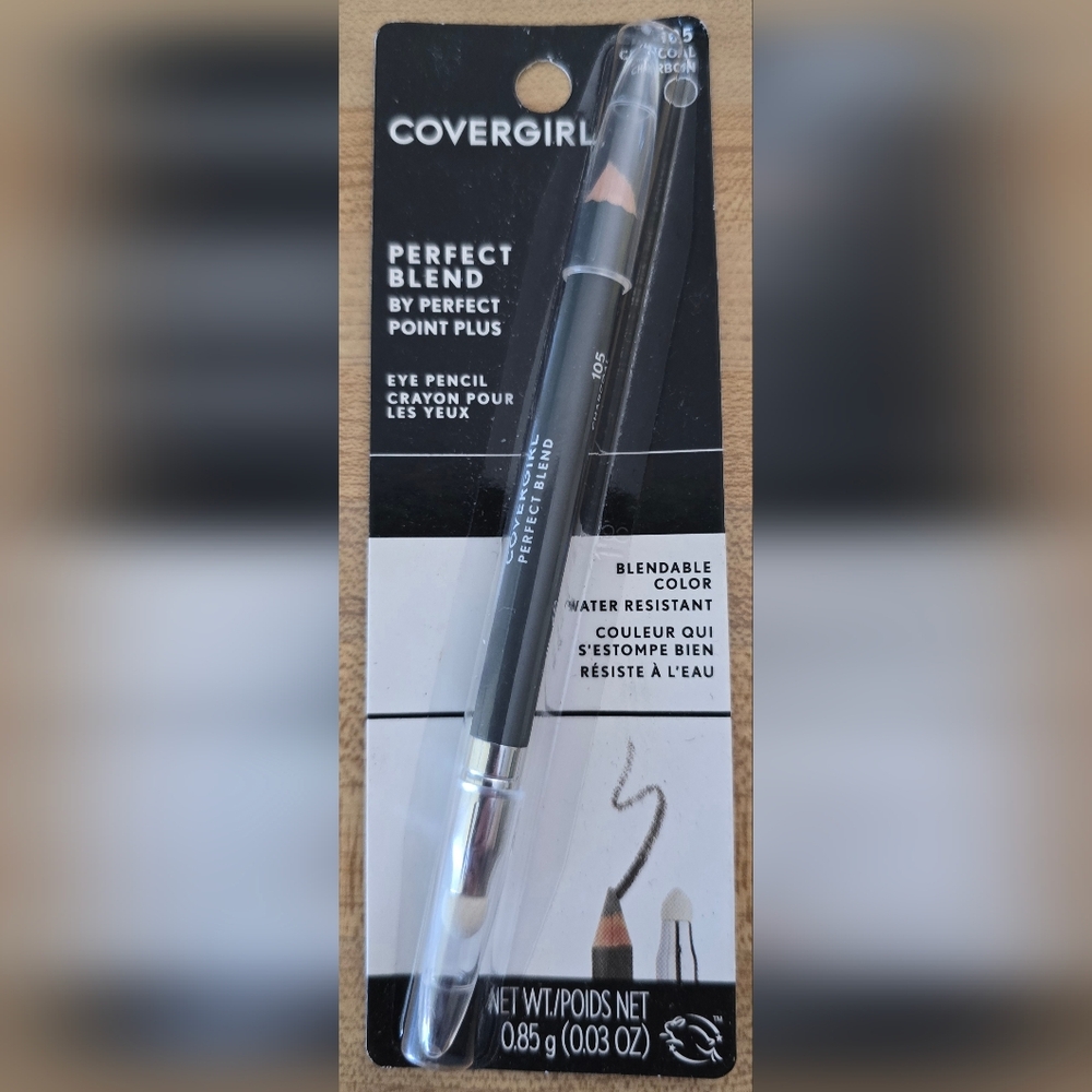 CoverGirl Perfect Blend Eyeliner Pencil Charcoal #105 NEW